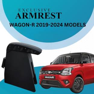 PABLA ENTERPRISES Wooden Car Center All black Armrest Console for Maruti Suzuki Wagon-R Car Armrest