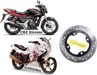 AUTOPLEX Rear Brake Disc Plate Compatible For CBZ Xtreme / Hero Karizma (REAR) Motorbike Brake Disc