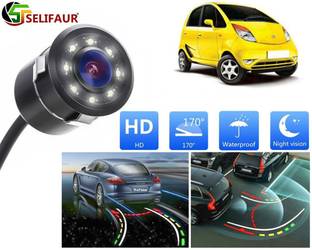 Selifaur 170 Wide Angle HD CMOS Auto Parking Assistance,Full Metal Body 8 LED Ngt Vision Reverse Assist Camera System