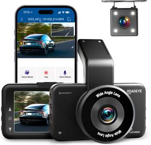 CrossBeats RoadEye DC02 2K FHD Dual Dashcam with Night Vision|ADAS|150 FOV|3 LCD Display In-car Camera System