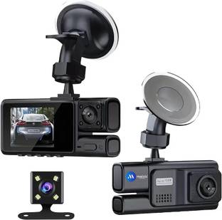 Maizic Smarthome Labial 3 Channels Dash Camera | 3MP 1296P FHD Front & Rear Inside Loop Recording Dashboard, In-car Camera System