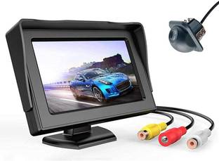 ROCKTECH 5 Inch Universal Car Rear View Camera with Display - Night Vision,Waterproof Reverse Assist Camera System