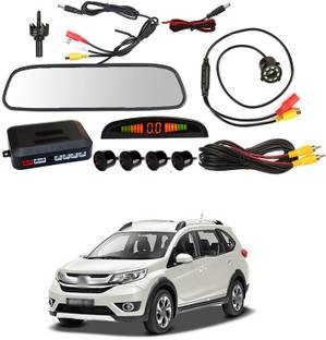 LOVMOTO LCD 4.3 Screen 4pc Car Parking Sensor Monitor Kit With Reverse Camera Sg5 Reverse Assist Camera System