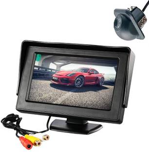 CELGO 5-Inch Rear View Mirror Monitor with HD Night Vision Camera Dashboard Camera System