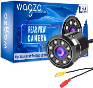 Wagzo WTI-10, Night Vision, 8 LED Waterproof 170 Degree Wide Angle Reverse Assist Camera System