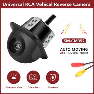 ASRYD Universal Fisheye Angle Wide View AHD Reverse Camera for Car Reverse Assist Camera System