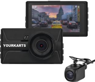 YOURKARTS.COM YOURKARTS.COM Dashcam 3-Inch Display,G-Sensor, Night Vision-18 Months Warranty In-car Camera System