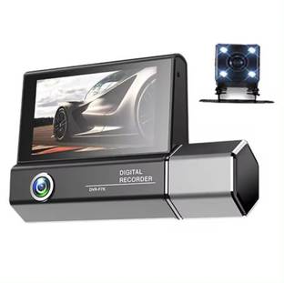 GiftNow ClearView 3" Car Dashcam 3.0 Night Vision, G-Sensor Parking Monitor Loop Record Reverse Assist Camera System