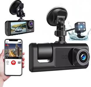 Maizic Smarthome Navic X3 4K 3 Channel Dash Cam WiFi 1296P+1080P+1080P Front and Rear Inside In-car, Reverse Assist Camera System