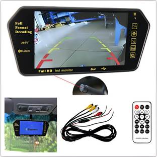 LOVMOTO TFT 7 inch LCD Car Rear View HD USB MP5 player FM SD Bluetooth With Camera sg162 Reverse Assist Camera System