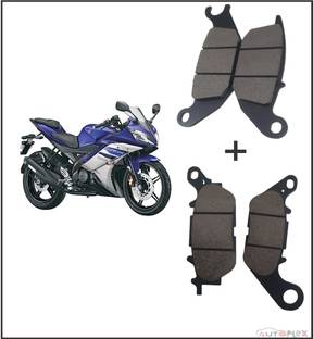 AUTOPLEX Front & Rear Disc Pad Compatible For YAMAHA R15 V1 & V2 (Version-1/2)(Pack Of 1) Vehicle Disc Pad