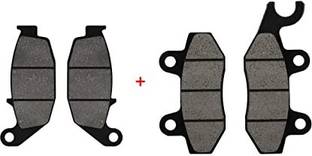 ojenda Front&Rear Brake Disc Pad Combo for TVS Apache (All Models) Vehicle Disc Pad