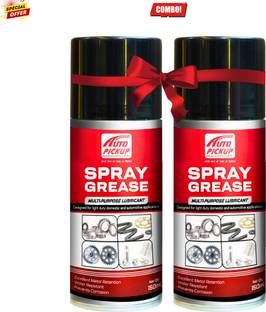 AUTO PICKUP Premium Quality 1+1 Combo Pack Of 2 Multi-Purpose Lubrication 150ml Spray Grease Engine Cleaner