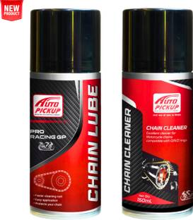 AUTO PICKUP Premium Quality 150ml Faster Cleaning Chain Lube & Chain Cleaner Spray Engine Cleaner