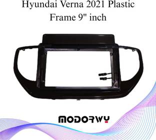 Modorwy 9" inch Verna 2021 ABS Plastic Frame With Socket Media Player Frame