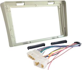 Audio Wheels Car Tata Vista 9-inch Android Frame Panel with Integrated Power Socket. Media Player Frame