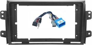 Aksmy Car Android Custom Dashboard Mount Music System Stereo Frame 9 inch Black for SX4 Media Player Frame