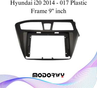 Modorwy 9" inch i20 Elite 2014-2017 ABS Plastic Frame with Socket Media Player Frame