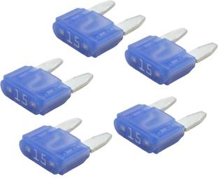 Ovicart Mini Blade Fuse - 15A (Pack of 5) Vehicle Fuse
