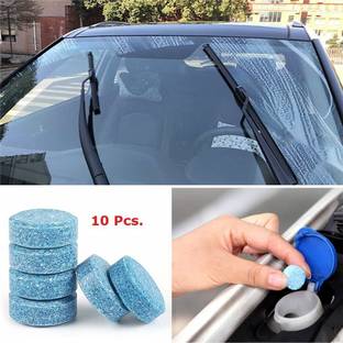 DHARM EXPORTS Glass Cleaner Tablets - (10 Pcs.), Multipurpose Cleaner, Windshield Cleaner Tablet Concentrate Vehicle Glass Cleaner
