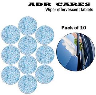 ADR CARES ADR 10PCS/1Set Car Wiper Detergent Effervescent Tablets Washer Auto Windshield Cleaner Glass Wash Cleaning Compact Concentrated Tools (5) Tablet Concentrate Vehicle Glass Cleaner