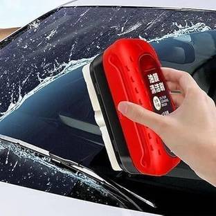 NAKSHT Automotive Oil Film Cleaning Brush, Glass Cleaning Liquid Vehicle Glass Cleaner