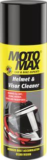 Motomax Helmet & Visor cleaner for removing dust, grime, streak free finish on Helmets Liquid Vehicle Glass Cleaner