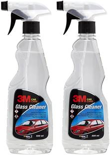 3M Car Care Glass Cleaner (500ml Each, Pack of 2) Liquid Vehicle Glass Cleaner