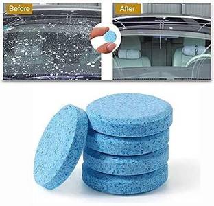 Somapa Car Glass Cleaning Tablet Vehicle Glass Cleaner Liquid ( 5 PCS ) Tablet Concentrate Vehicle Glass Cleaner