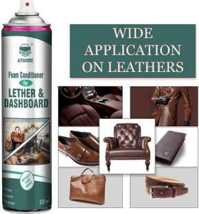AUTOGROOMZ Car Seat and Leather Cleaner Foam Vehicle Glass Cleaner