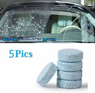 ACUTAS Auto Car Windshield Glass Washer Window Cleaner Safe Compact Effervescent Tablets Detergent Fine Concentrated Solid Tablet Concentrate Vehicle Glass Cleaner