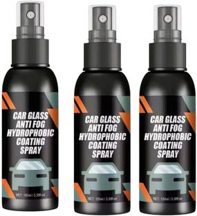 Vixora Car Glass Anti Fog Hydrophobic Coating Spray(Pack 3) Liquid Vehicle Glass Cleaner
