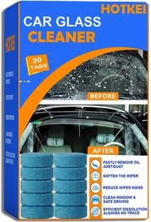 HOTKEI 20 Tab Car Windshield Glass Wiper Washer Cleaner Cleaning Washing Tablet (50gm) Tablet Concentrate Vehicle Glass Cleaner