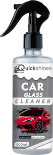 Quickshines Car Glass Cleaner | Shining & Crystal-Clear Visibility | Removes Dirt, Grime Liquid Vehicle Glass Cleaner