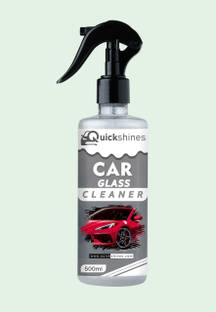 Quickshines Car Glass Cleaner | Crystal-Clear Visibility & Shining | Removes Dirt Liquid Vehicle Glass Cleaner