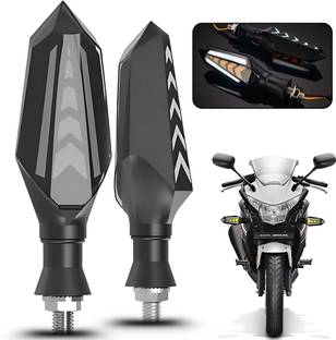 AutoPowerz Front, Rear, Side LED Indicator Light for Universal For Bike Universal For Bike