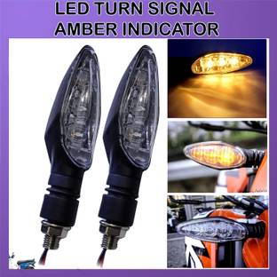 DvineAutoFashionZ Front, Rear LED Indicator Light for Honda Universal For Bike