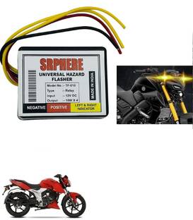 SRPHERE Front, Rear Flasher Indicator Light for Universal For Bike Universal For Bike