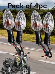 BIKEBLOOM Side, Rear, Front HID Indicator Light for Yamaha FZ, FZ S, FZ S V2, R15 M, R15