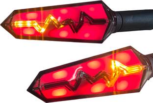 BIKEBLOOM Side, Rear, Front Xenon Indicator Light for Universal For Bike Universal For Bike