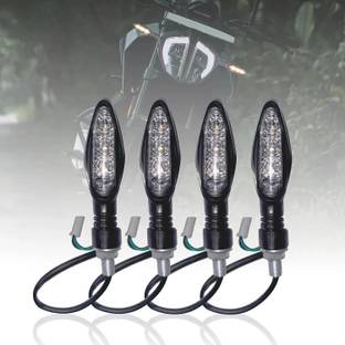 Moto Genius Front, Rear LED Indicator Light for Universal For Bike Universal For Bike, Apache RTR 160, Duke 390, RC 200, RC 390