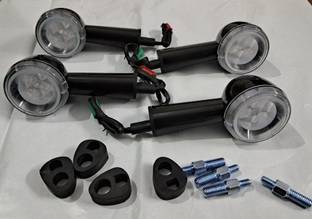 AUTO STYLIST Front, Rear LED Indicator Light for Royal Enfield Meteor 350, CLASSIC REBORN 350