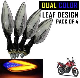 Shopland Front, Rear LED Indicator Light for Honda CB unicorn 160