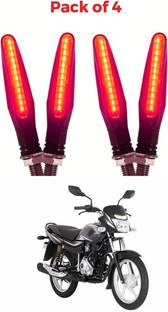 DriveXpert Front, Rear LED Indicator Light for Universal For Bike Universal For Bike
