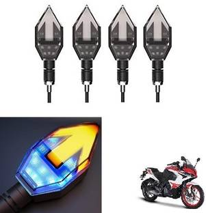 QUIRKY ZONE Front, Rear LED Indicator Light for Bajaj, Hero, Honda, TVS, Suzuki, Universal For Bike Universal For Bike