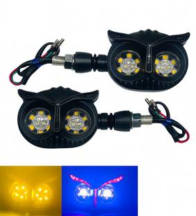 Anaisha Enterprises Side, Rear, Front Xenon Indicator Light for Bullet, Yamaha, Honda, Bajaj, Royal Enfield, TVS, Suzuki, KTM, Yezdi, Hero Apache RTR 160, CBR 150R, CBZ, Classic, Passion X Pro, Himalayan, Pulsar 200NS, Avenger 150