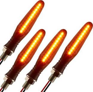 sament Front, Side LED Indicator Light for Yamaha, KTM, Bajaj, Suzuki, Hero, Honda, Universal For Bike R15, Pulsar 200NS, Pulsar 135 LS DTS-i, Pulsar 150, Apache 250, Discover 125 M, HF Deluxe, Platina 100, Splendor, Pulsar 220, Duke 200, Universal For Bike