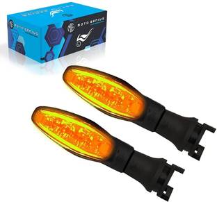 Moto Genius Front, Rear LED Indicator Light for Yamaha FZ, R15, MT15 ( BS4 + BS6 ), Ray Z