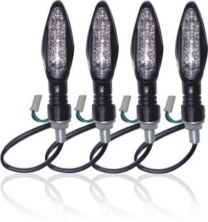 Moto Genius Front, Rear LED Indicator Light for Universal For Bike Universal For Bike, Apache RTR 160, Duke 390, RC 200, RC 390