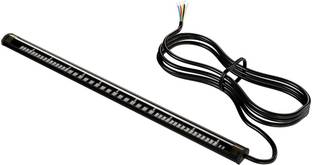ALLEXTREME License Plate LED Light Strip with 48 SMD LEDs for Brake Stop Turn Signal Brake Light Motorbike, Car LED (12 V, 18 W)